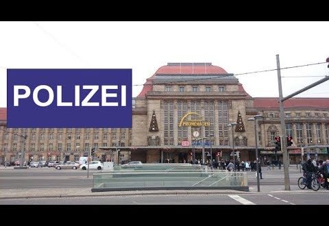 Hitlergruß bei Leipzig Hbf - Polizei im Dienst
