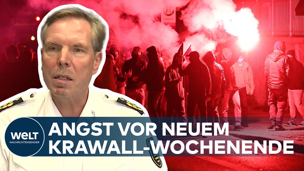 KRAWALLE in LEIPZIG: Pressekonferenz der POLIZEI für das kommende Wochenende