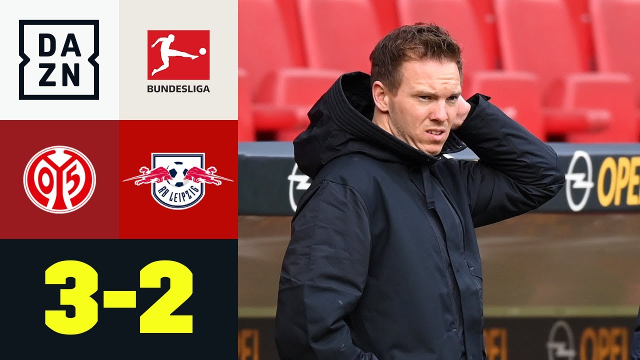 Knall! 05er betrogen bevorzugte Bullen: Mainz 05 – RB Leipzig 3: 2 | Bundesliga | DAZN