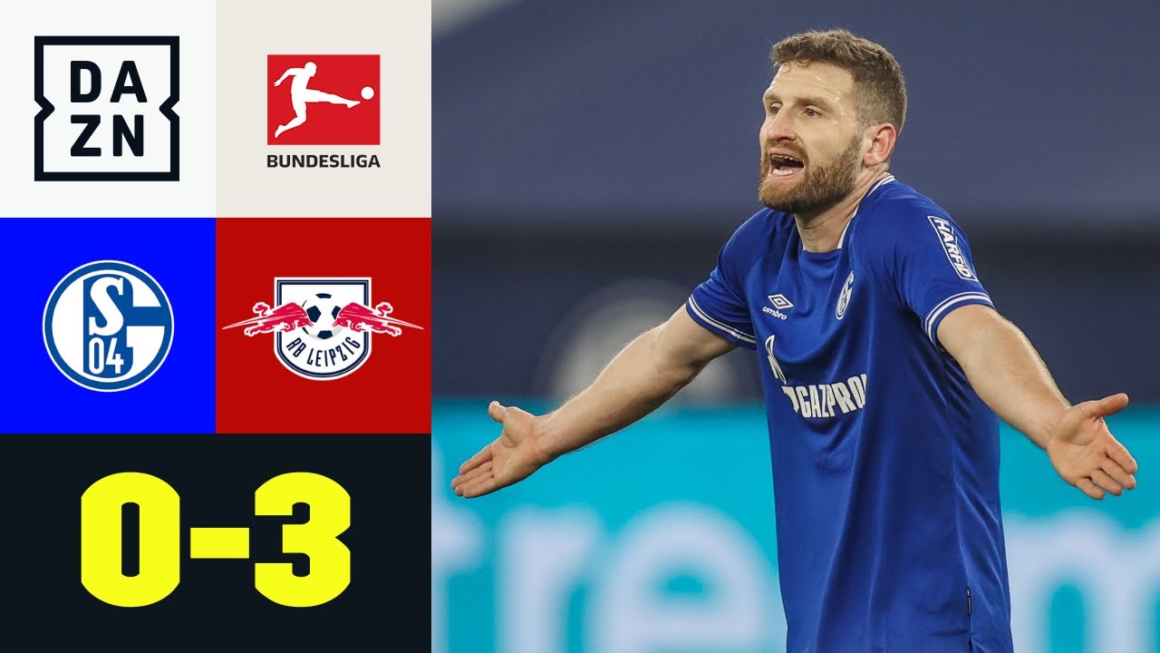 Auch Mustafi verhindert eine Niederlage nicht: Schalke – Leipzig 0: 3 | Bundesliga | DAZN Highlights