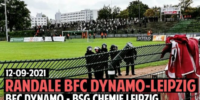 Krawalle, Krawalle & Krawalle zwischen BFC Dynamo und Chemie Leipzig 12.09.2021 |  BFC-BSG 2: 0
