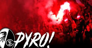 Pyro & Choreo der Freiburger Ultras!  |  RB Leipzig - SC Freiburg 4:2 iE (Pokalfinale 2022)