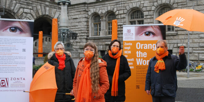 Orange Your City – der Internationale Tag zur Beseitigung der Gewalt gegen Frauen