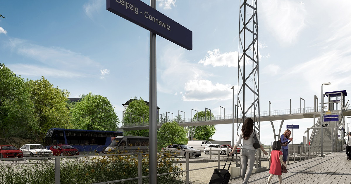 Fußgängerbrücke am S-Bahnhof Connewitz soll erweitert werden