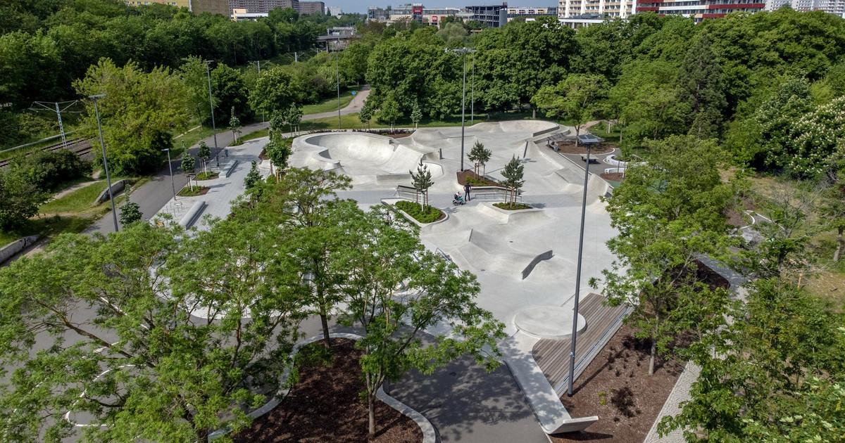 Die Skateanlage Parkallee in Leipzig Grünau erhält den Architekturpreis 2023 für herausragende Baukultur