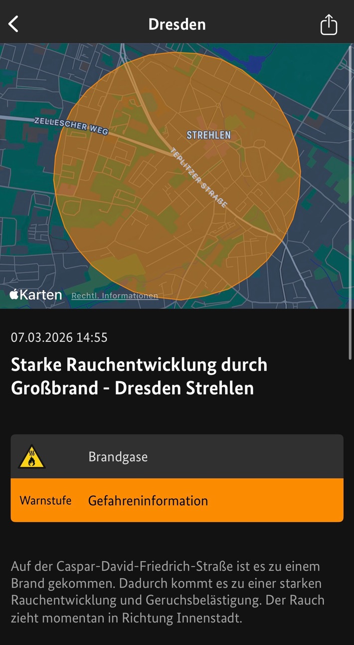 Rauchwolken über Dresden: Feuerwehr warnt vor Brandgefahr in Strehlen!