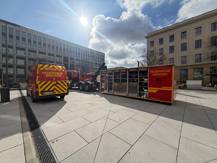 Sichere Räume! Feuerwehr Dresden im Einsatz nach Chemieunfall!